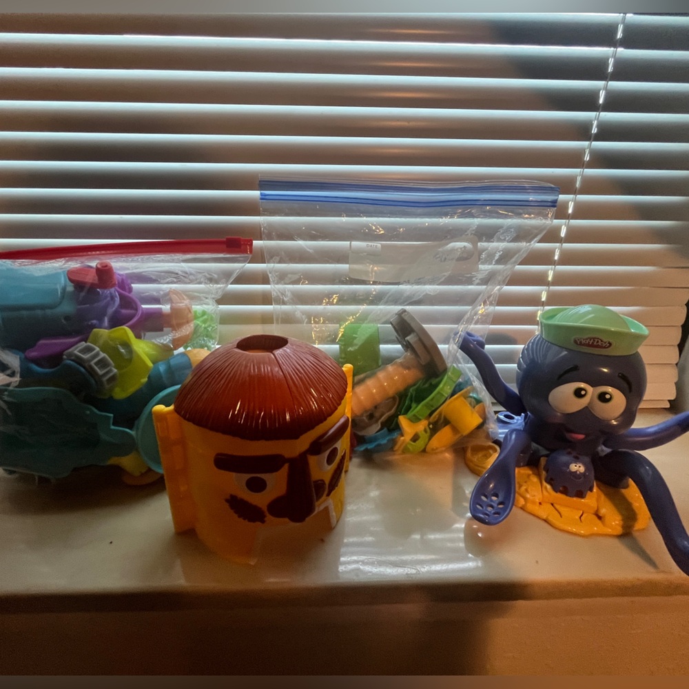 Play doh lot of cutters and accessories